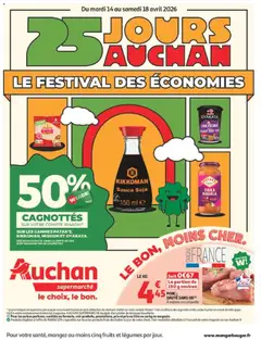 Auchan 25 jours supermarchés - Voorbeeld van een folder van Auchan, geldig van 14.04.2026