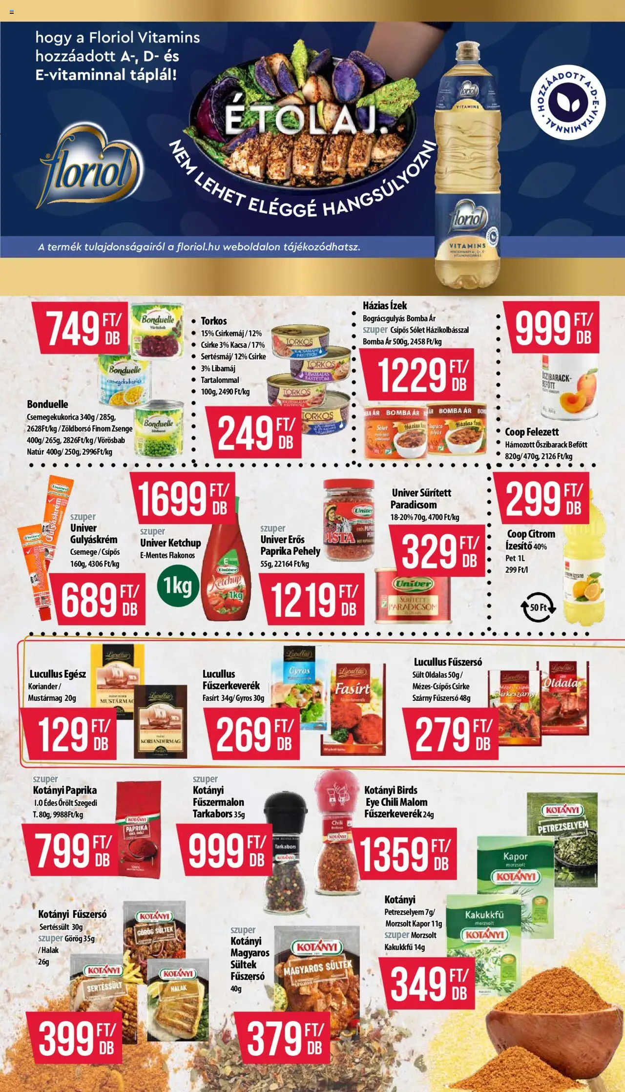 COOP akciós ujság - amely érvényes a következő dátumtól: 17.07.2025 | Oldal: 7 | Termékek: Chili, Halak, Koriander, Pehely