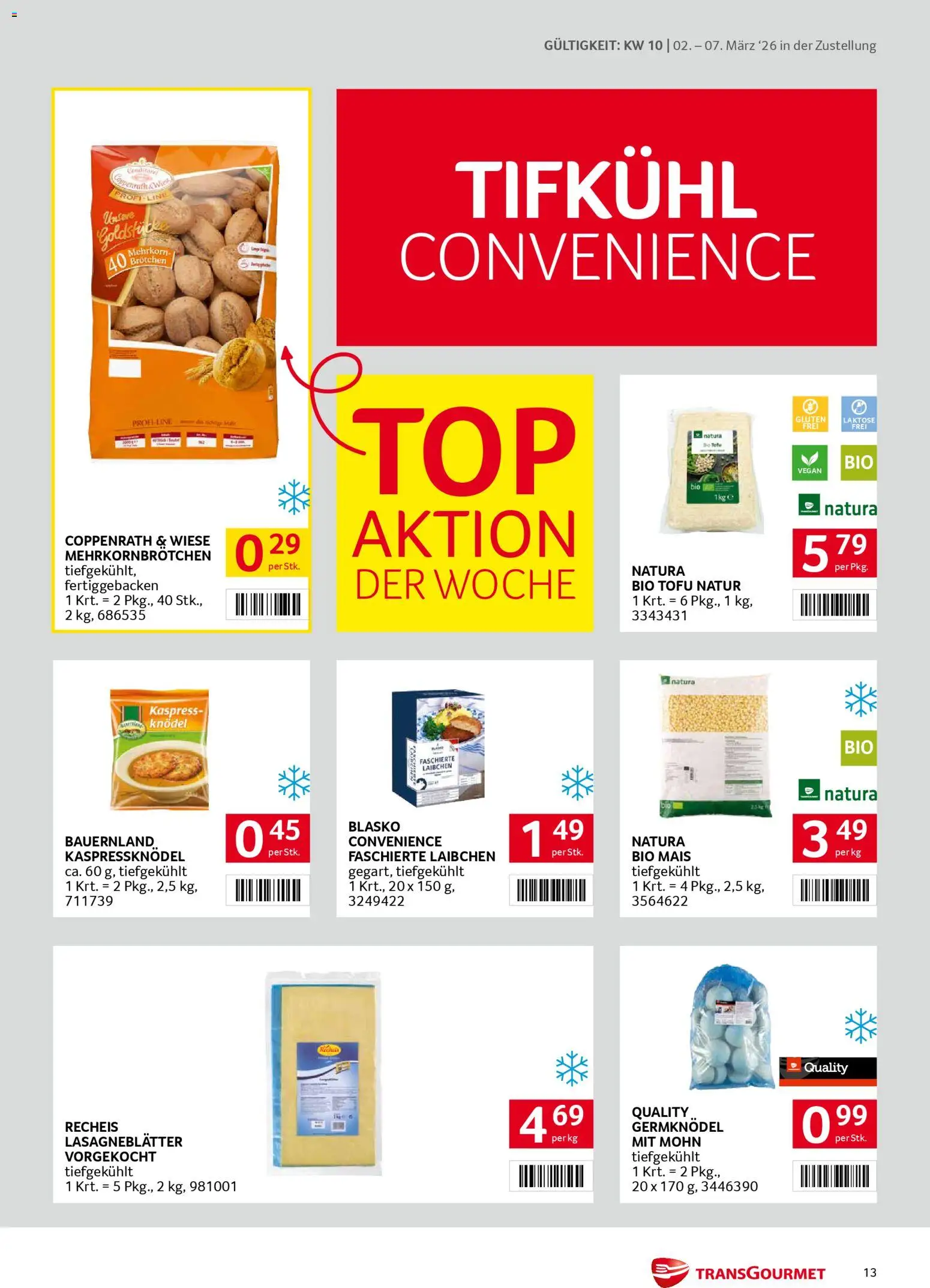 Transgourmet Zustellaktion gültig ab 02.03.2026 | Seite: 13