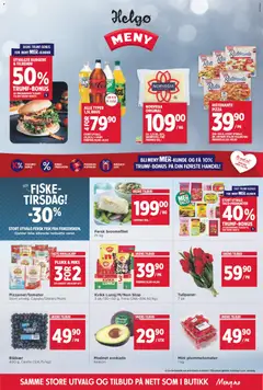 Forhåndsvisning av Meny Helgø kundeavis gyldig fra 23.02.2026