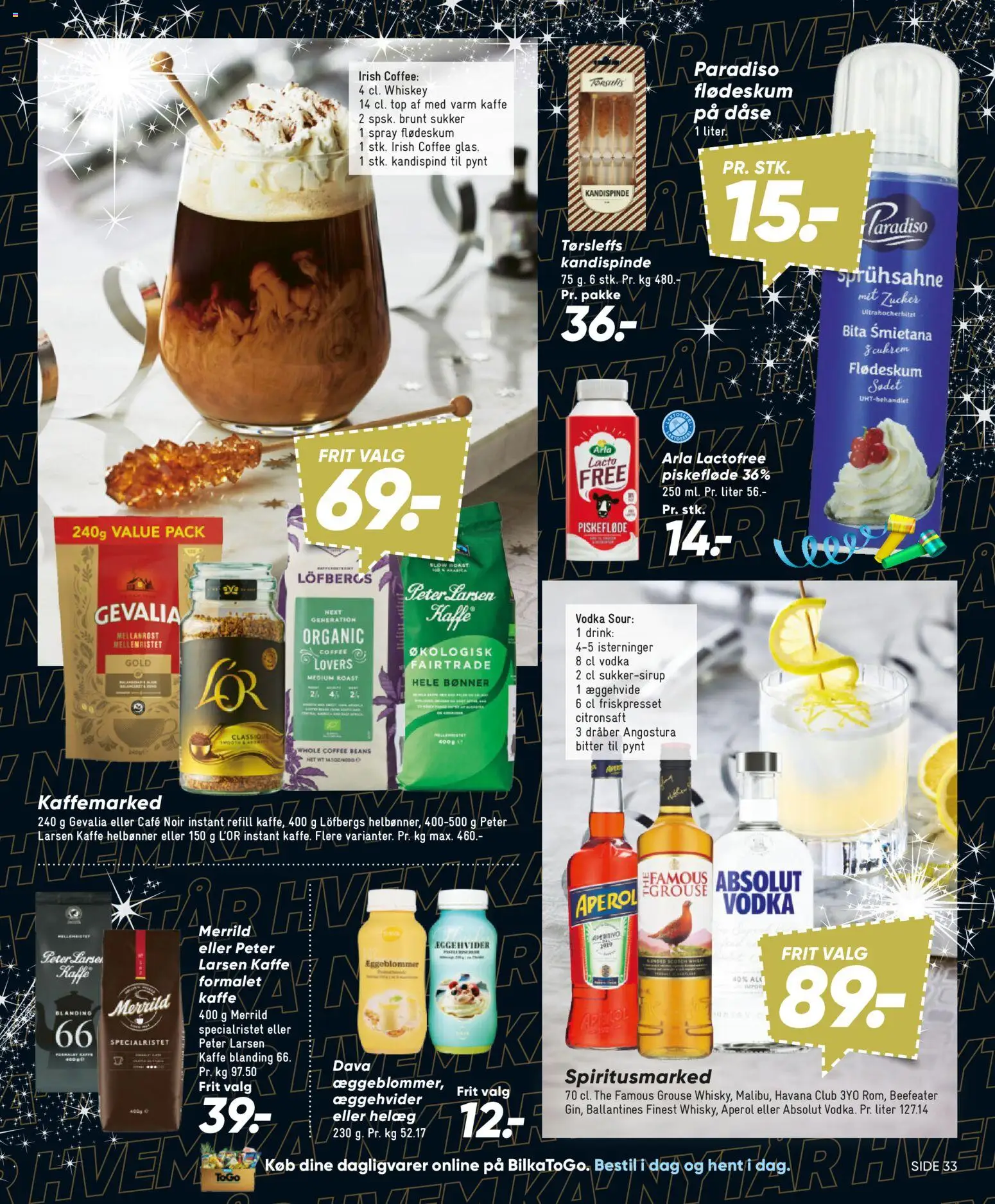 Bilka tilbudsavis – gyldig fra 25.12.2025 | Side: 42 | Produkter: Kaffe, Vodka, Bønner, Sukker