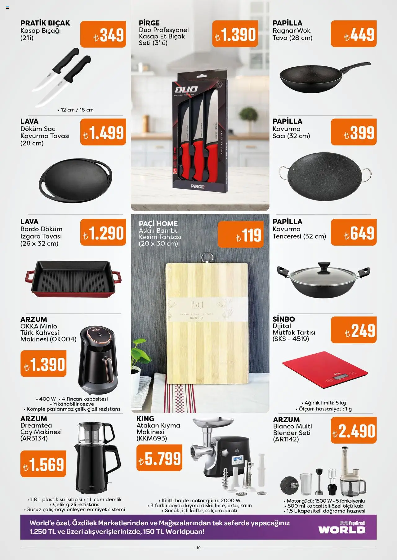 Özdilek Katalog - 20.05.2025 tarihinden itibaren geçerlidir | Sayfa: 10 | Ürünler: Çay makinesi, Çay, Su, Kıyma
