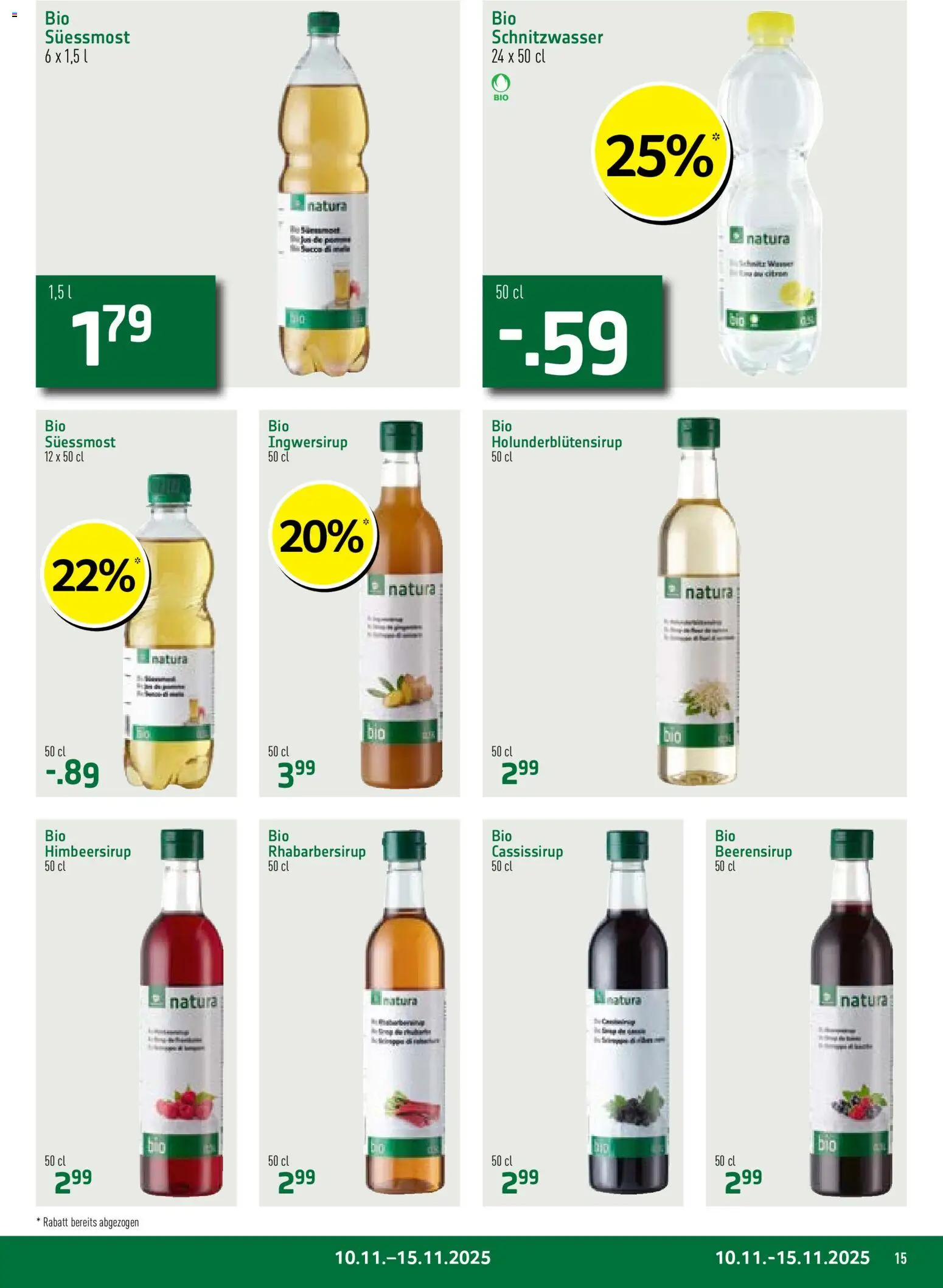 Prodega Aktionen Natura – gültig ab 10.11.2025 | Seite: 15
