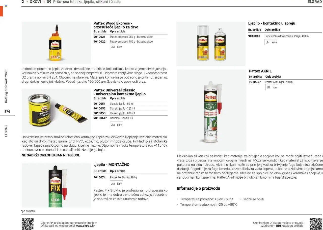 Elgrad katalog | vrijedi od 06.10.2025 | Stranica: 376 | Proizvodi: Vrata, Ljepilo