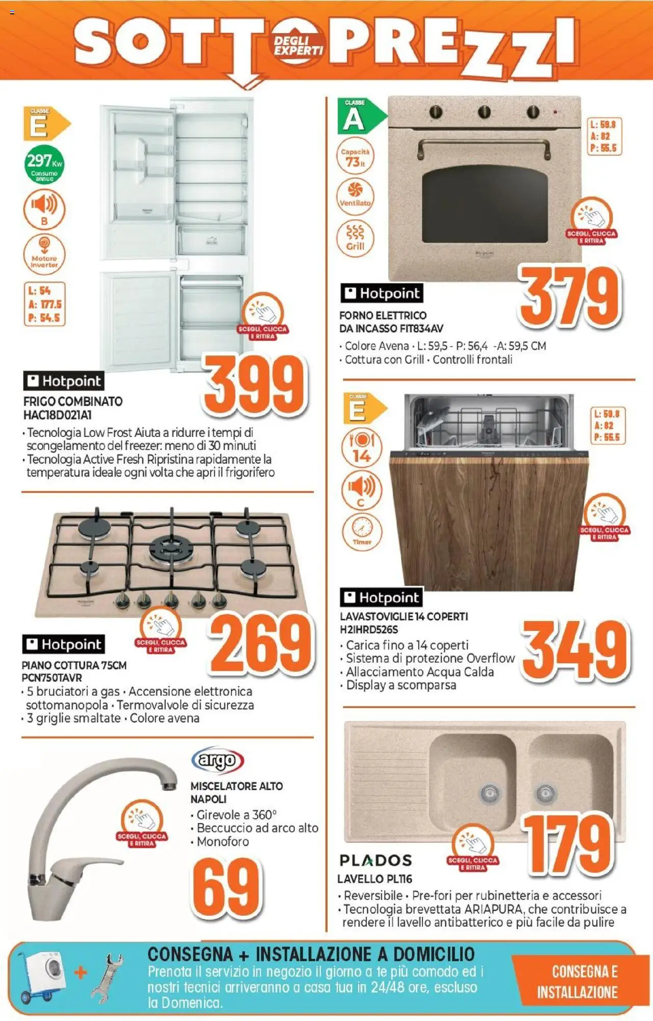 Volantino Expert del 02.10.2025 | Pagina: 24 | Prodotti: Lavello, Freezer, Lavastoviglie, Forno elettrico