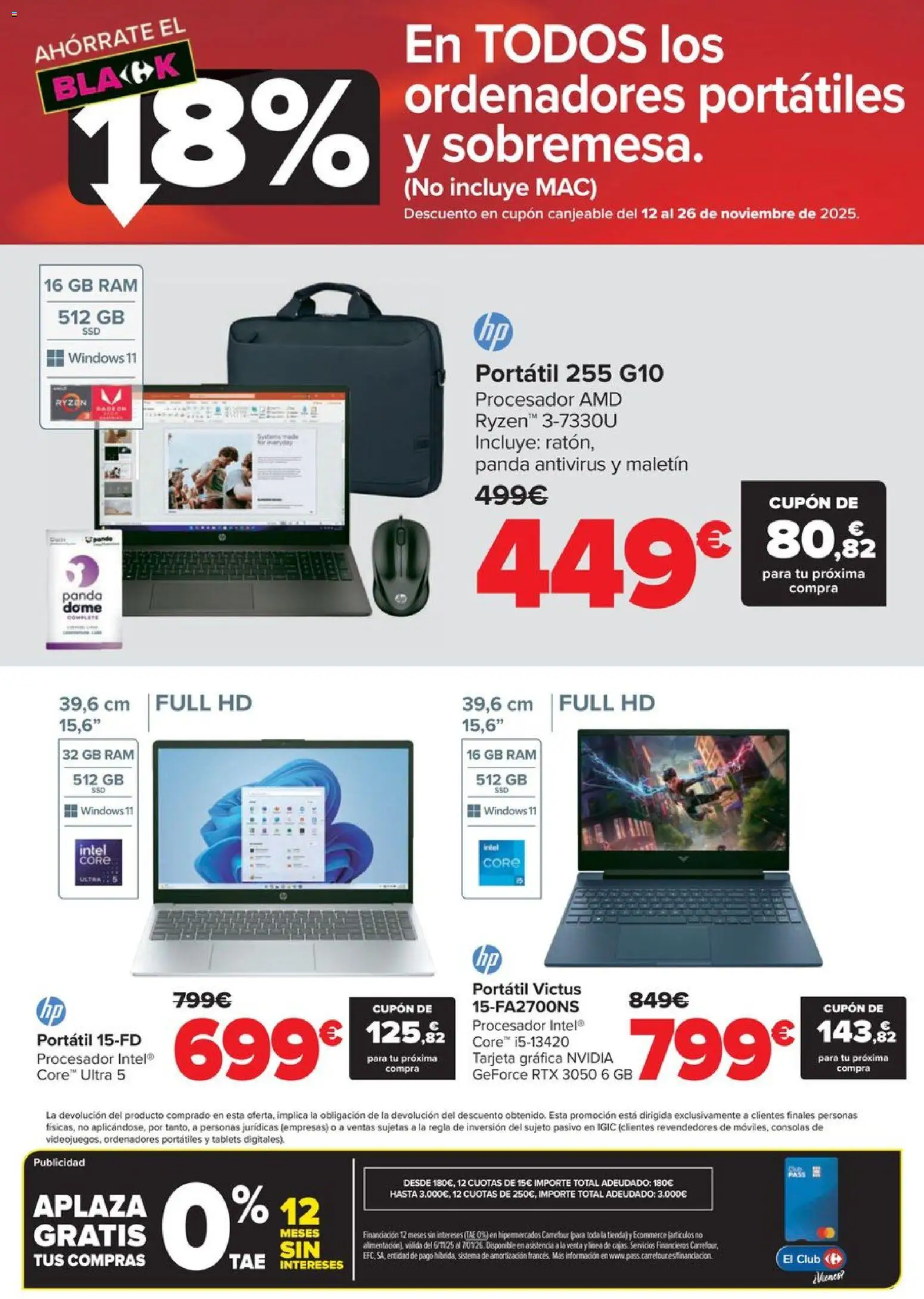Carrefour Black Friday │ válido desde el 06.11.2025 | Página: 9 | Productos: Mac