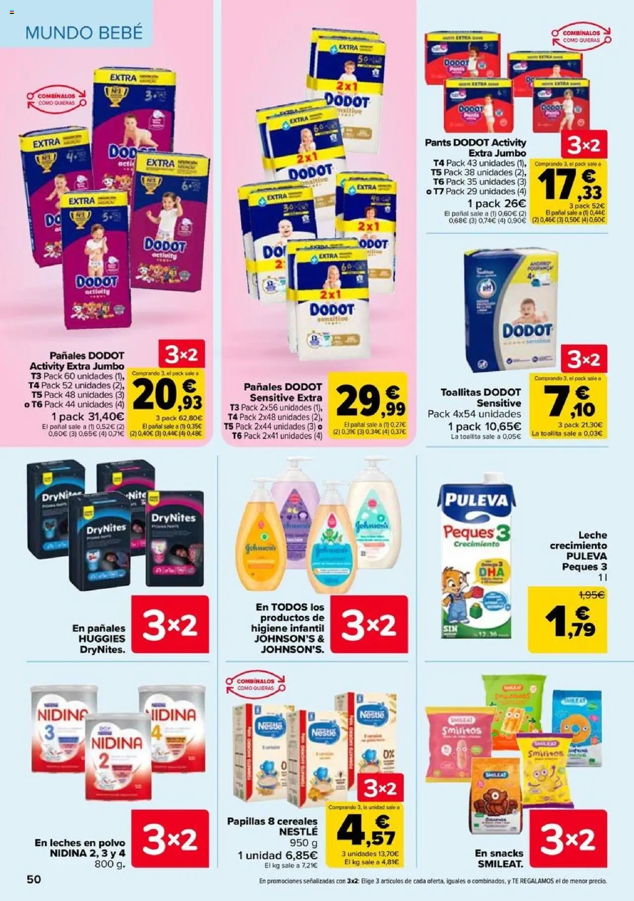 Carrefour folleto │ válido desde el 26.08.2025 | Página: 50 | Productos: Polvo, Leche, Cereales, Té