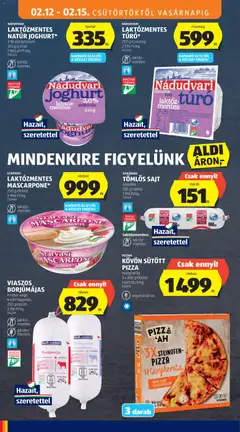 Aldi Akciós újság - amely érvényes a következő dátumtól: 12.02.2026 | Oldal: 12