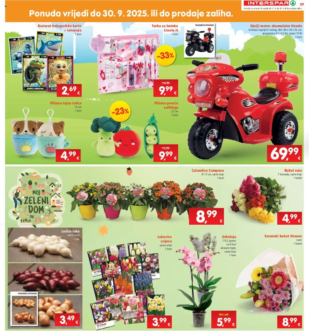 Interspar katalog | vrijedi od 17.09.2025 | Stranica: 41 | Proizvodi: Orhideja, Povrće, Šalica, Torba