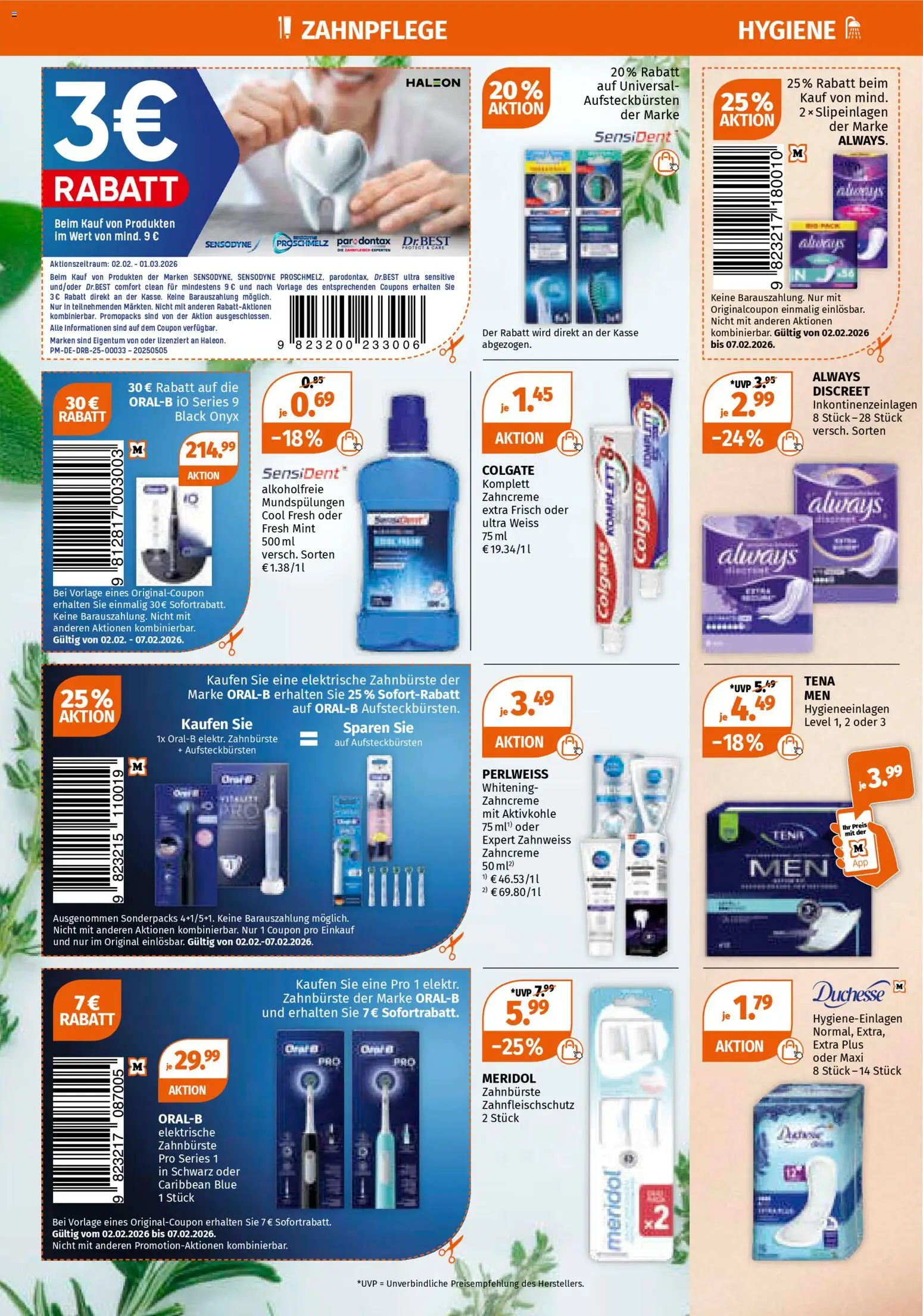 Müller Prospekt 	 – gültig ab 02.02.2026 | Seite: 6 | Produkte: Elektrische zahnbürste, Zahnbürste