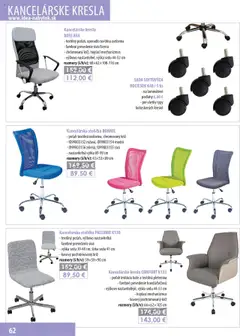 IDEA nábytok leták platný od 01.10.2025 | Strana: 62 | Produkty: Kancelárske kreslá, Kreslá, Kancelárska stolička, Kancelárske kreslo