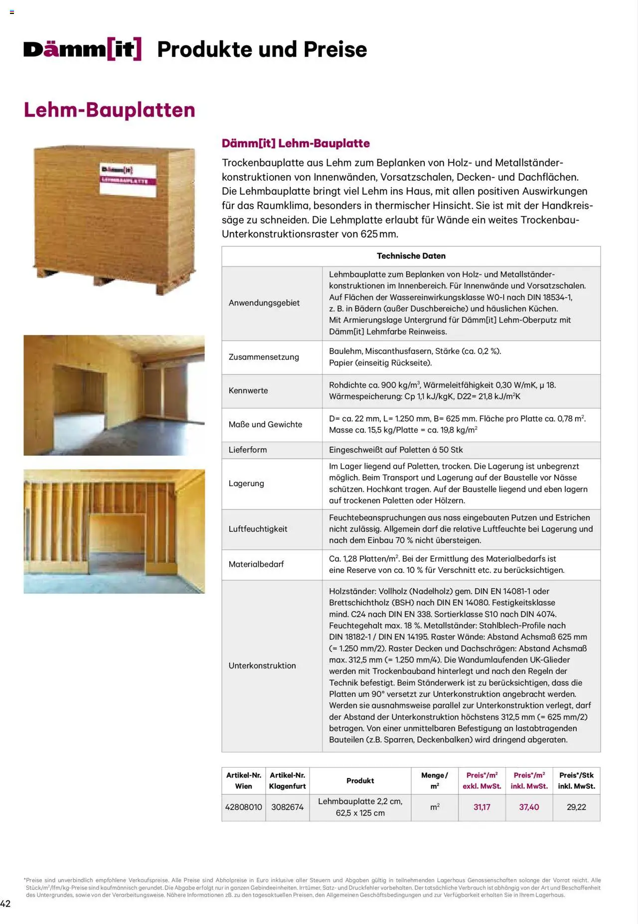 Lagerhaus Dämm[it] Katalog 2025 gültig ab 08.01.2025 | Seite: 42