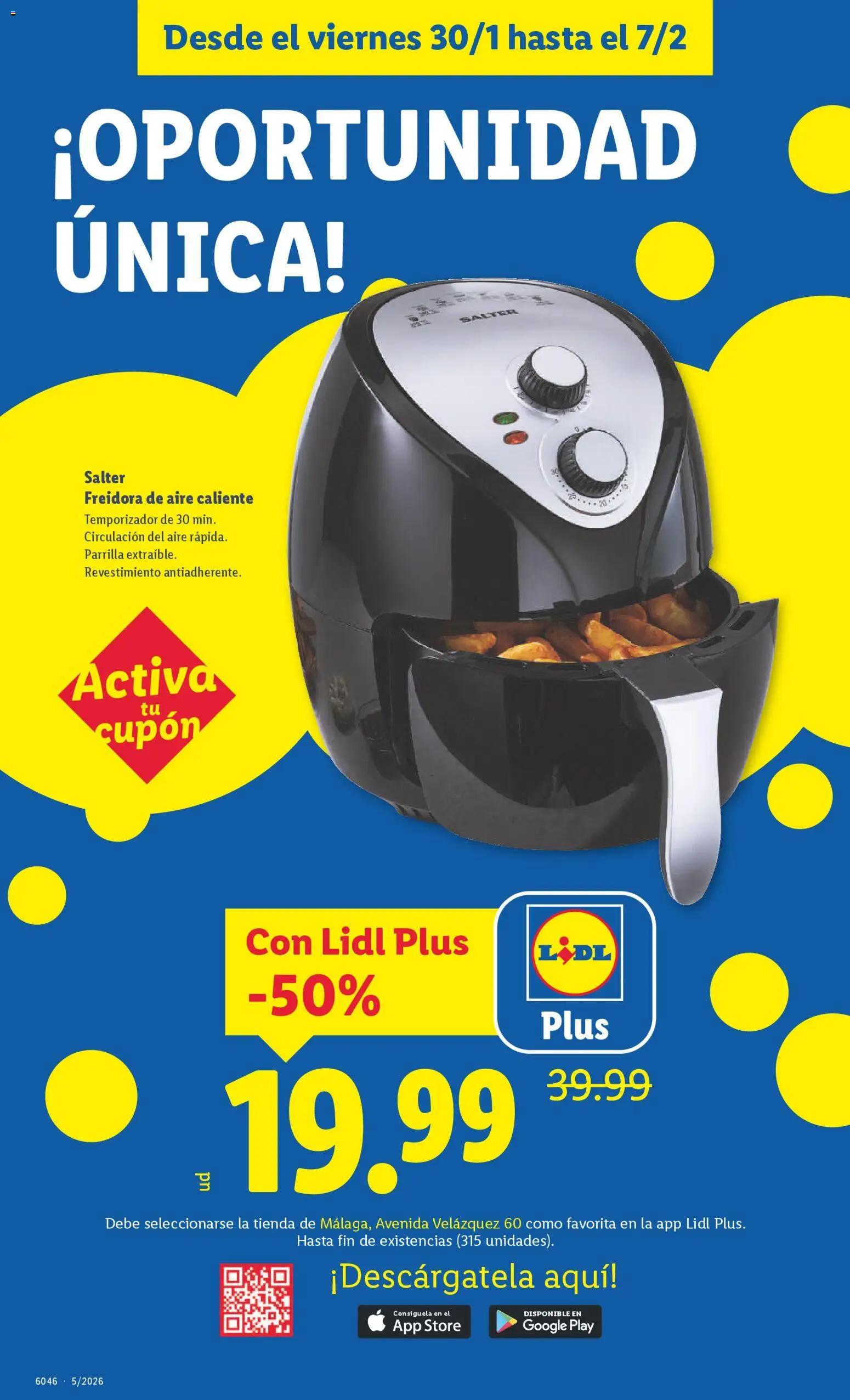 Lidl - Apertura Carretera Cádiz │ válido desde el 30.01.2026 | Página: 8 | Productos: Parrilla, Freidora