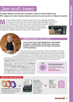 Toom Baumarkt Wände streichen und tapezieren ab 01.01.2026 gültig | Seite: 23
