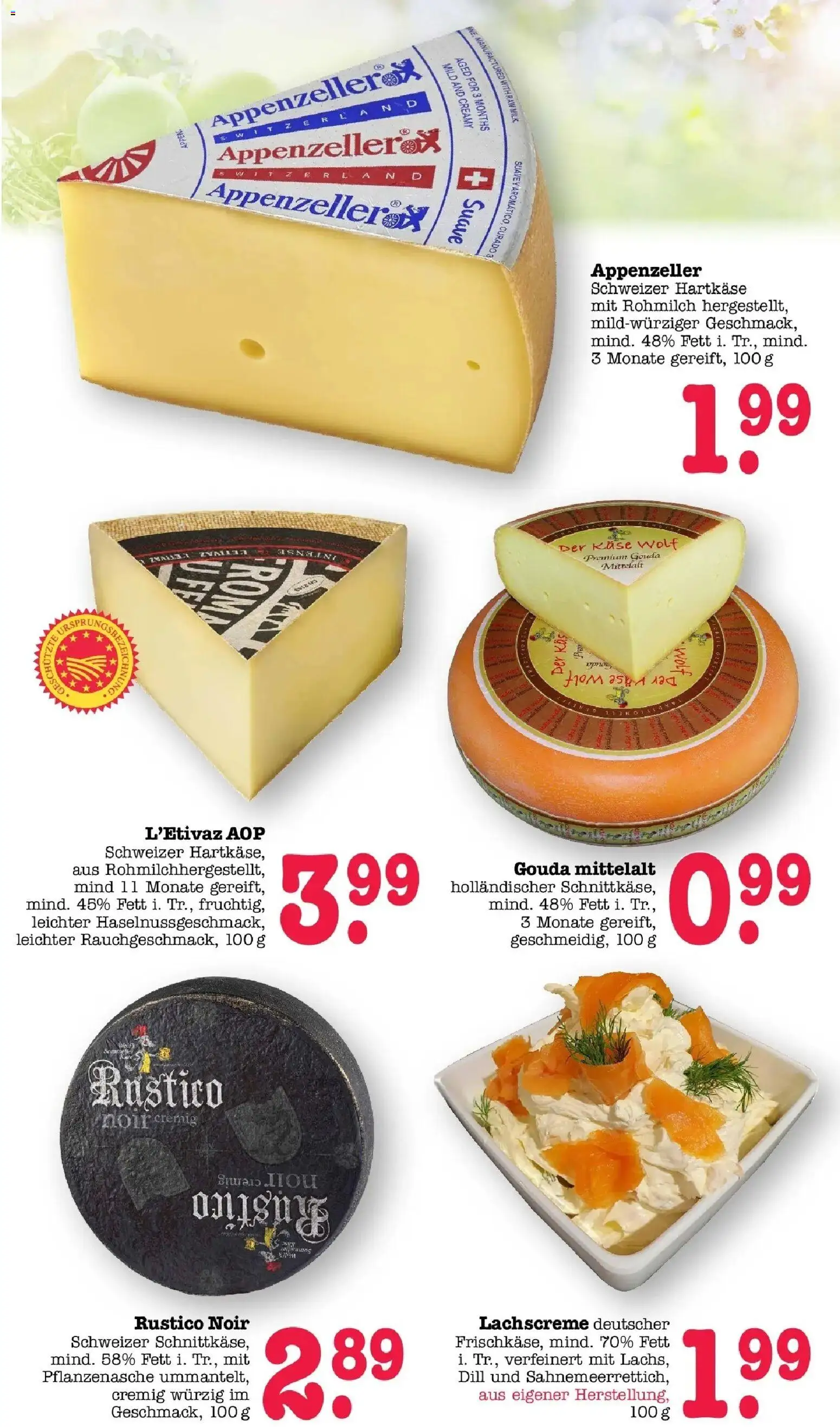 Angebote – gültig ab 30.03.2026 | Seite: 19 | Produkte: Käse, Gouda, Dill