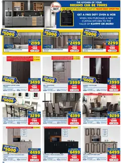 Russells specials catalogue – valid from 15.01.2026 | Page: 8 | Products: Headboard, Oven, Kitchen unit, Dining room suite