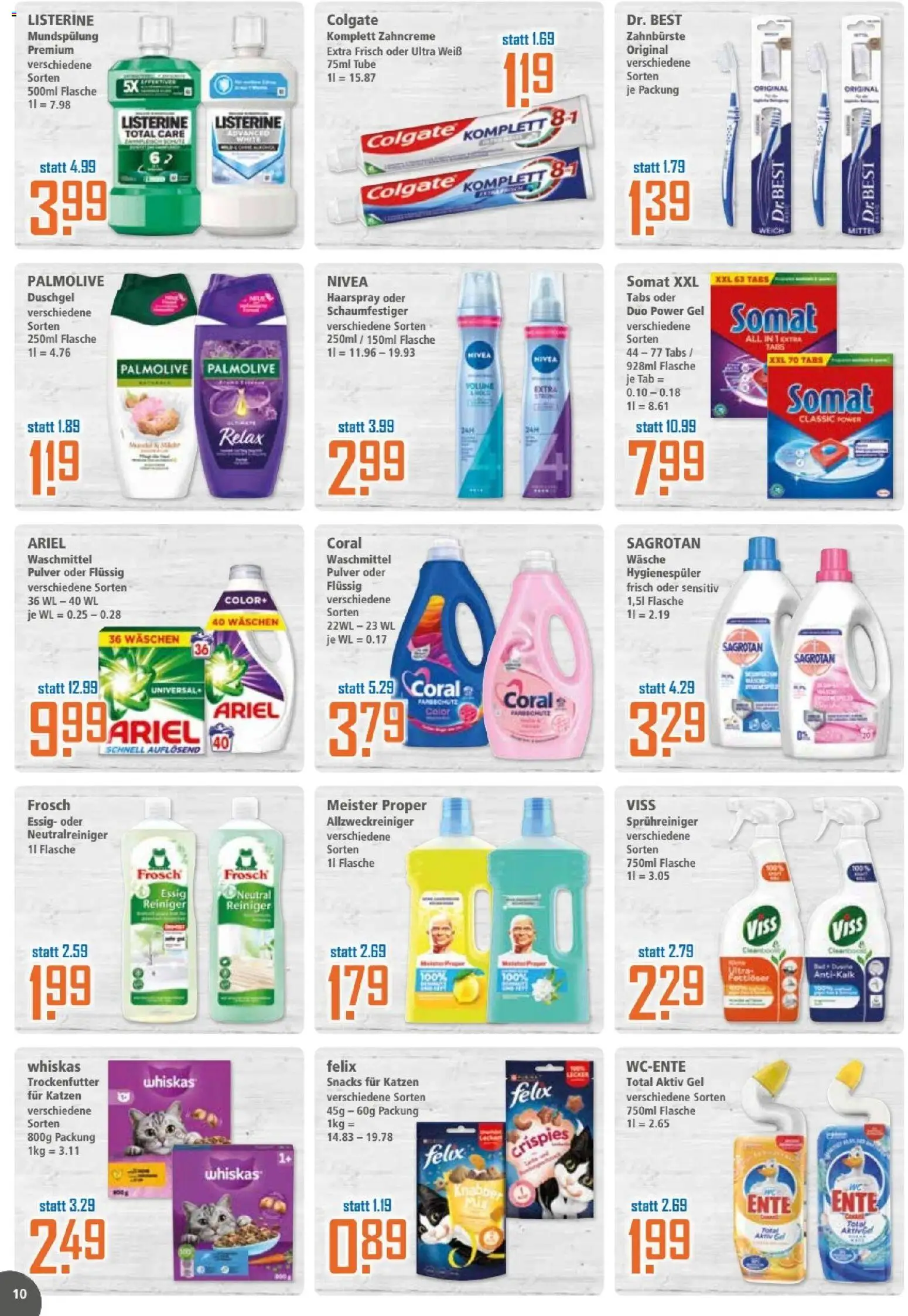 Klaas & Kock Prospekt – gültig ab 05.01.2026 | Seite: 10 | Produkte: Duschgel, Zahnbürste, Ente, Whiskas