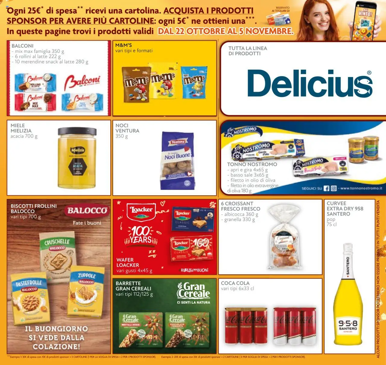 Volantino Conad del 22.10.2025 | Pagina: 9 | Prodotti: Latte, Olio, Tonno, Croissant
