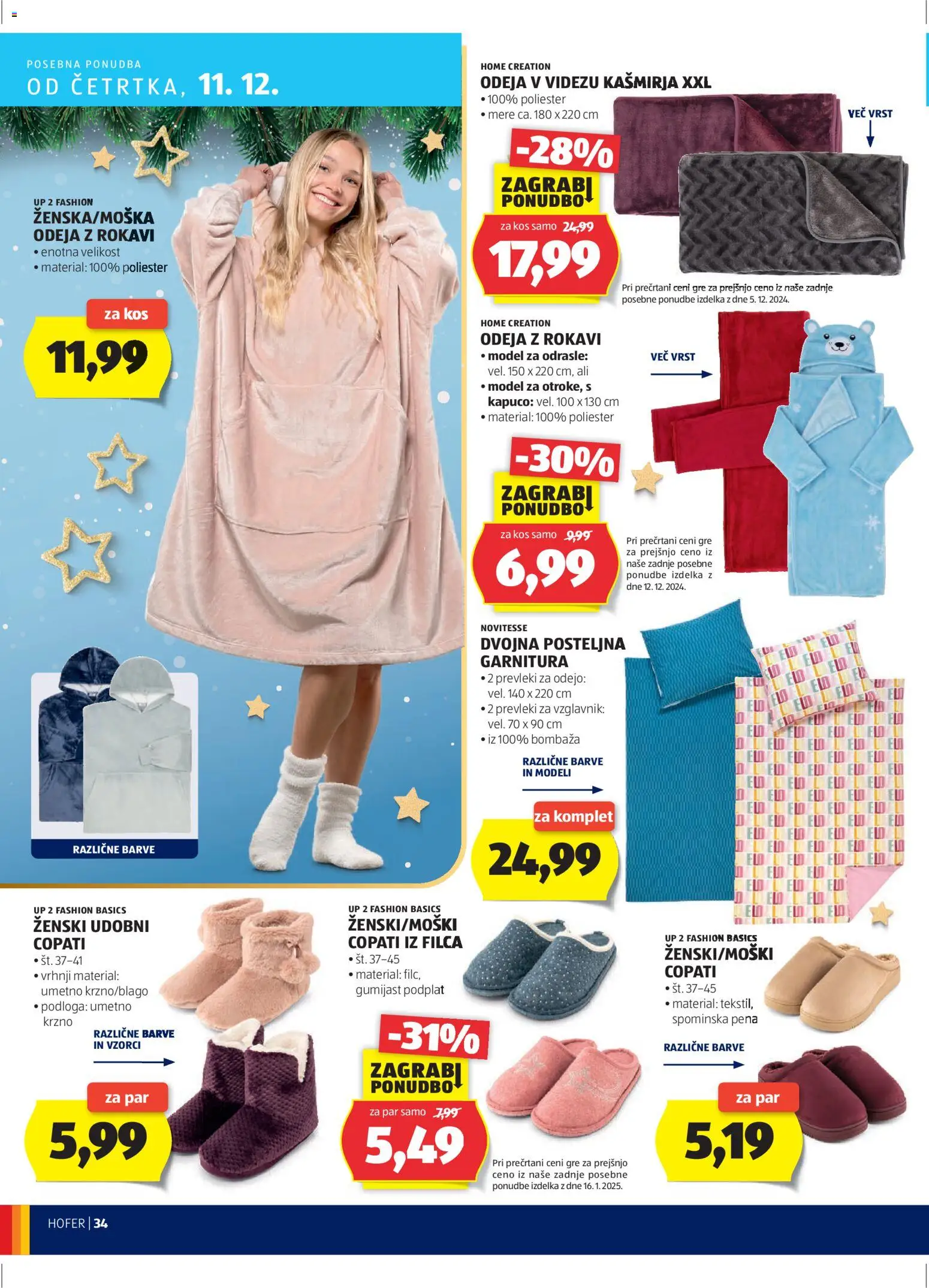 Novi Hofer katalog ponudbe – veljaven od 04.12.2025 | Stran: 34