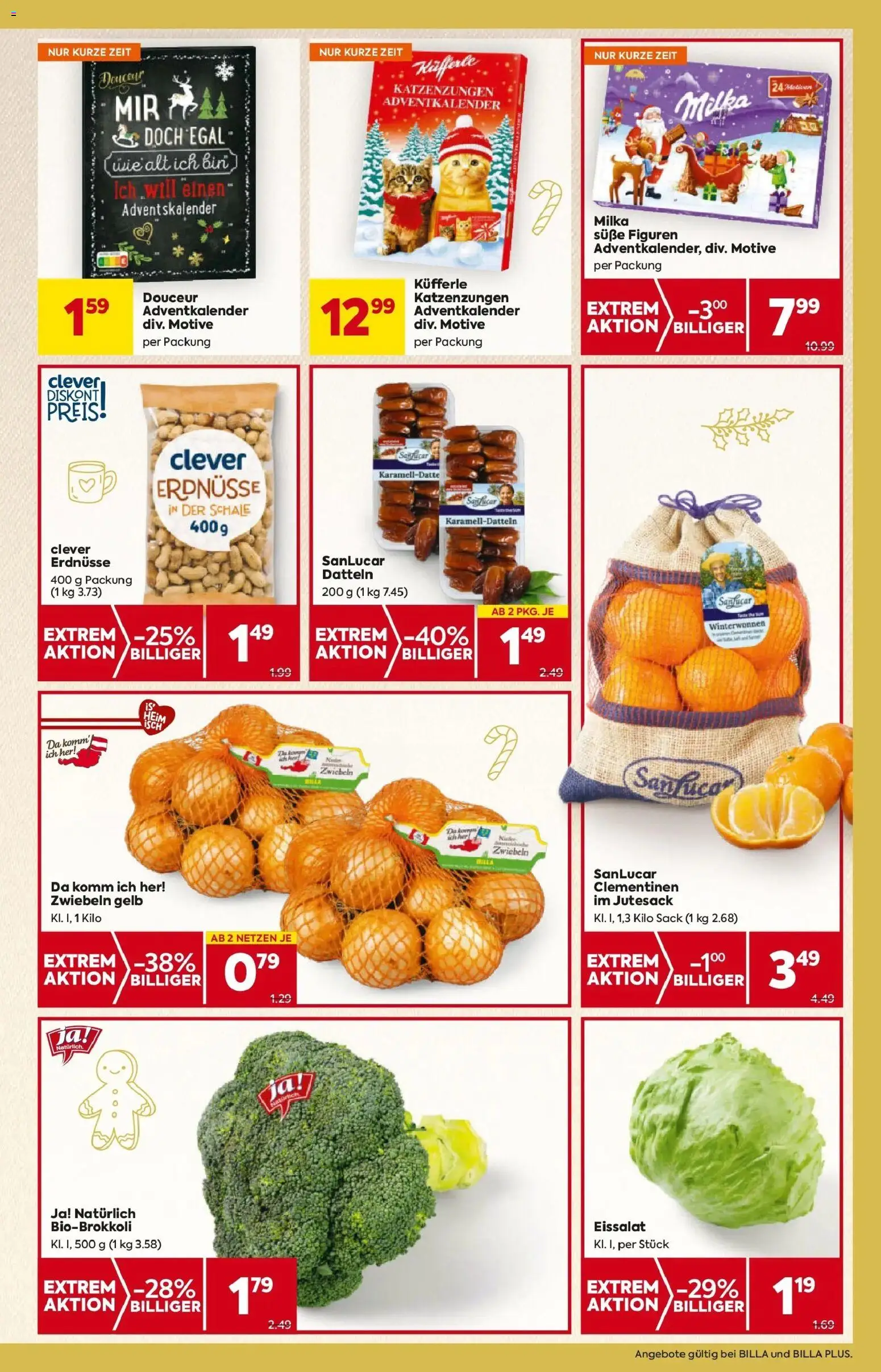 Billa Flugblatt - Kitzbuehel, Zell Am Ziller, Brixlegg gültig ab 20.11.2025 | Seite: 9 | Produkte: Zwiebeln, Папионка