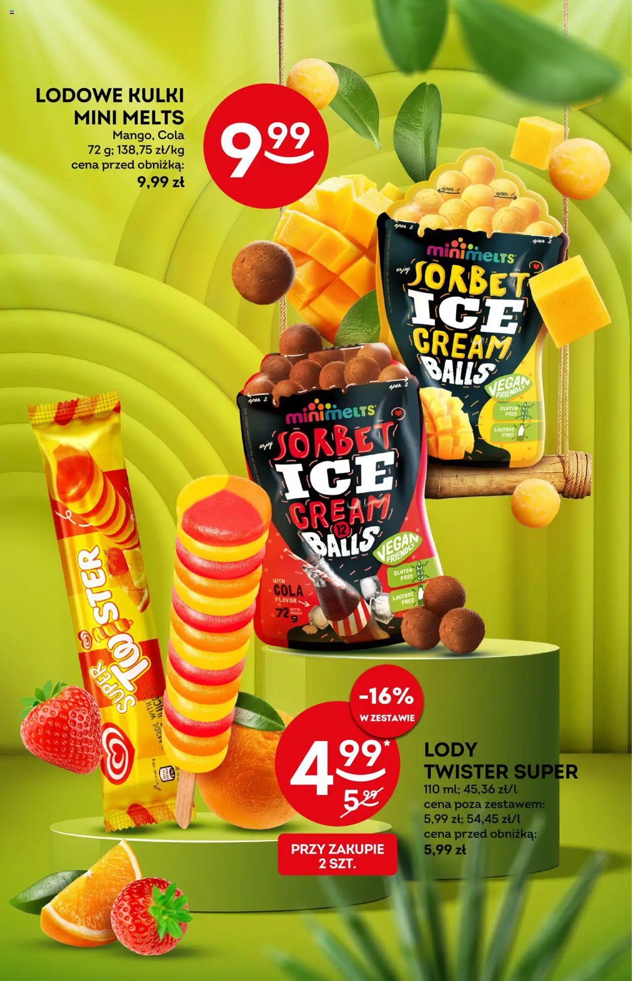 Żabka Gazetka - Lody od 10.09.2025 | Strona: 14 | Produkty: Sorbet, Lody