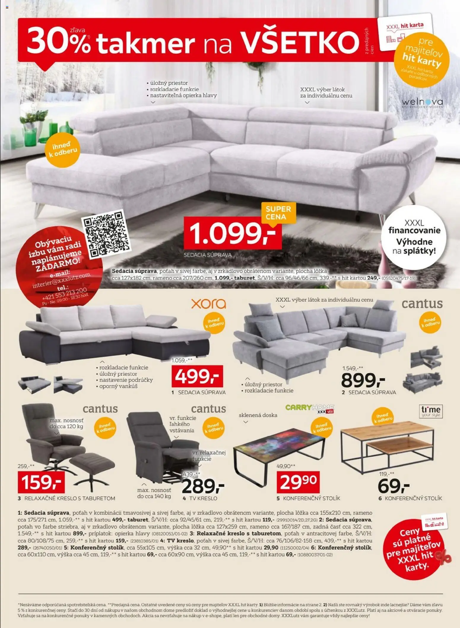 Nové XXXLutz akcie – leták je platný od 09.12.2025 | Strana: 8 | Produkty: Sedacia súprava, Tv, Vankúš, Relaxačné kreslo