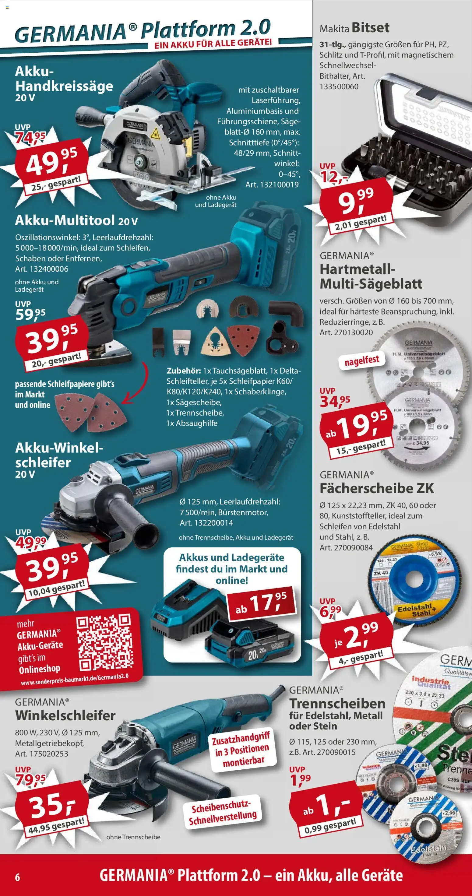 Sonderpreis Baumarkt Prospekt 	 – gültig ab 02.05.2026 | Seite: 6 | Produkte: Ladegerät