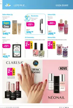 Lilly drogerie katalog - pregled Lilly drogerie kataloga - važi od 01.04.2026 | Strana: 28 | Proizvode: Tečni puder, Puder, Veštačke trepavice, Sjaj za usne