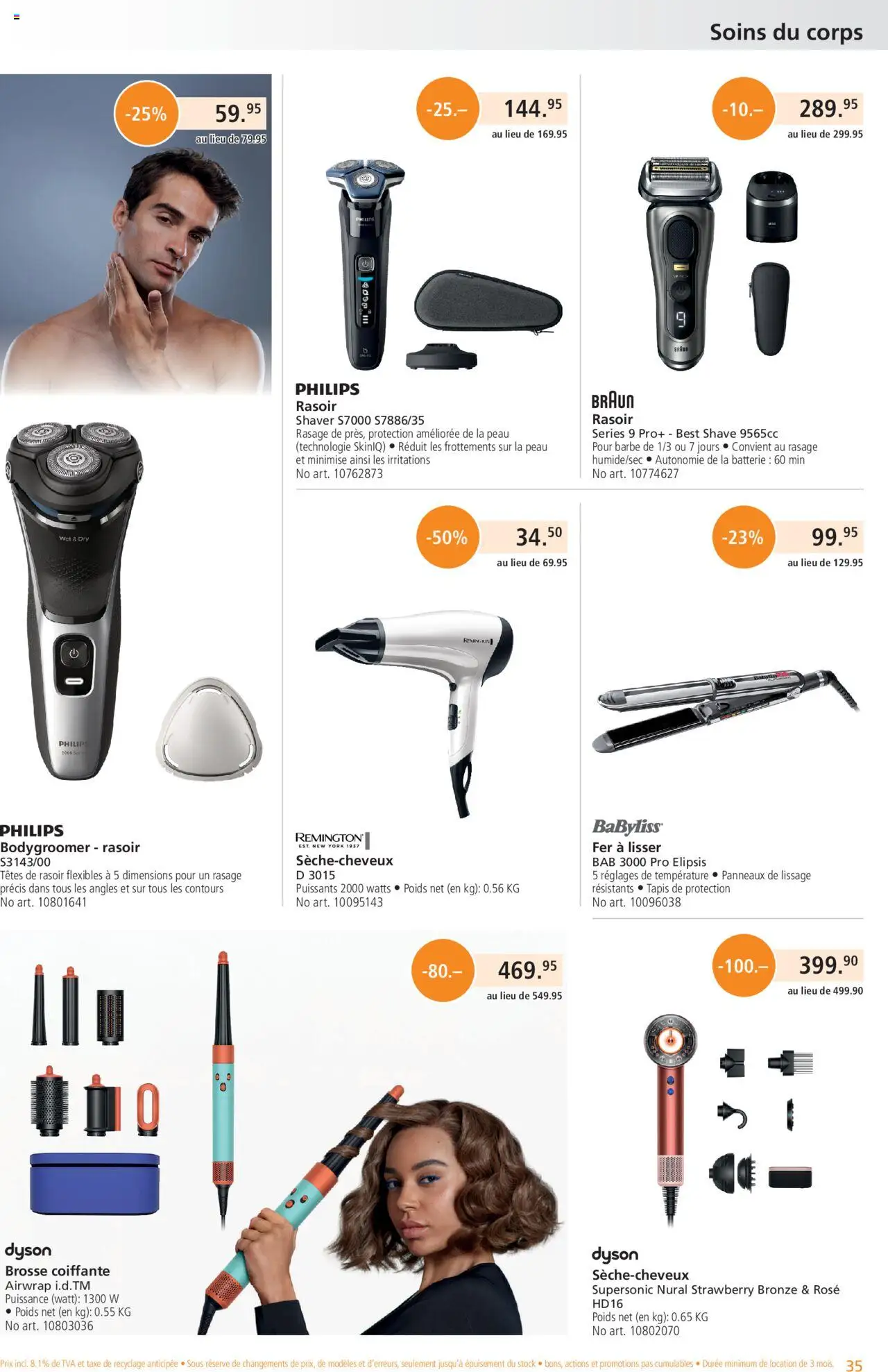 Fust Aktionen FR ab 25.08.2025 | Seite: 35 | Produkte: Batterie, Philips, Dyson