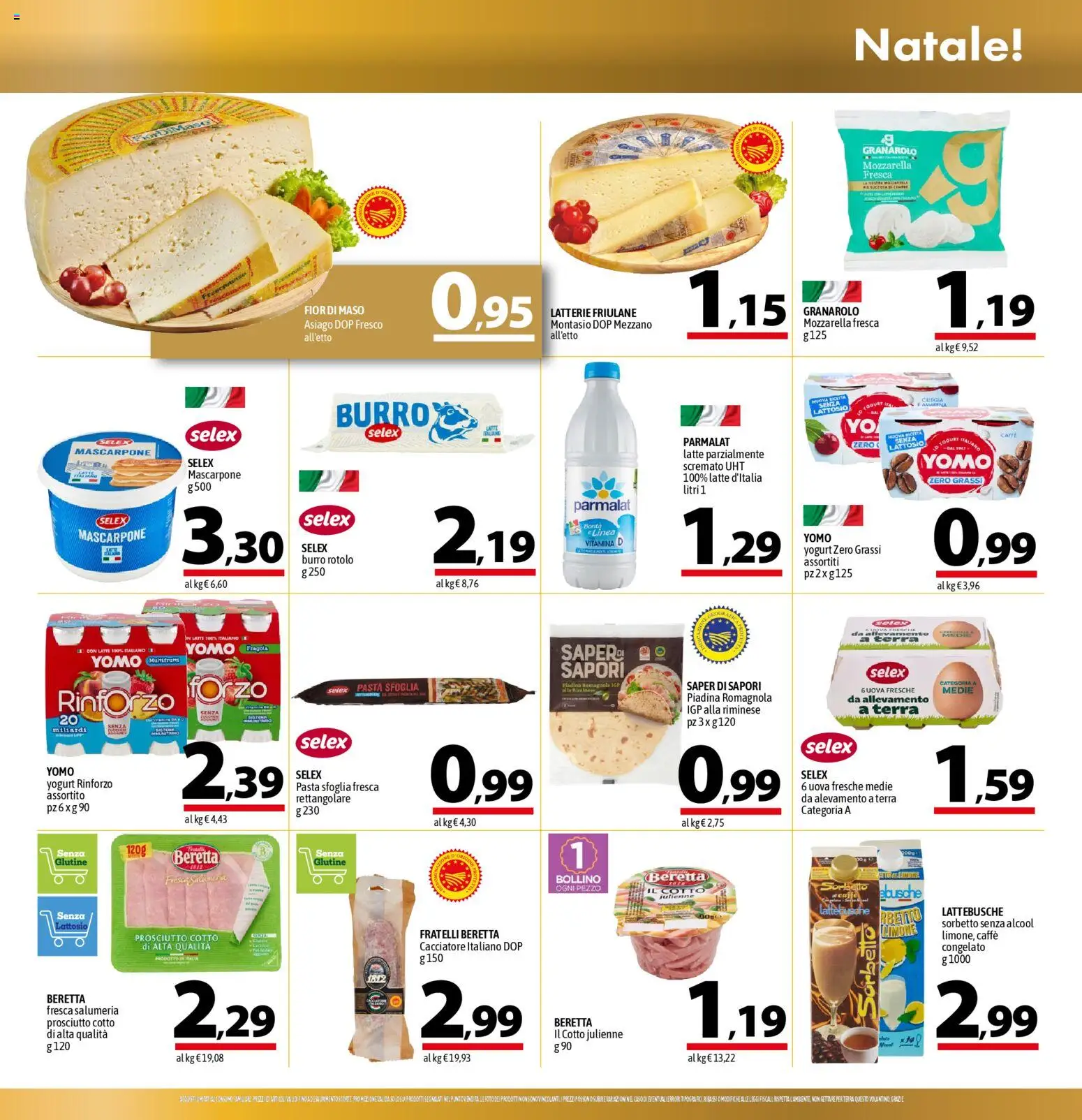 Volantino A&O del 11.12.2025 | Pagina: 10 | Prodotti: Pasta sfoglia, Burro, Pasta, Terra