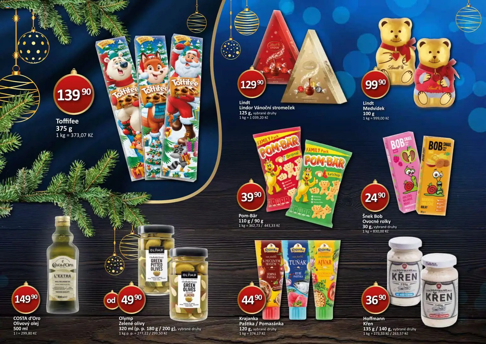 Coop leták - Delikates Vánoce od 12.11.2025 | Strana: 4 | Produkty: Lindor, Křen, Lindt lindor, Paštika