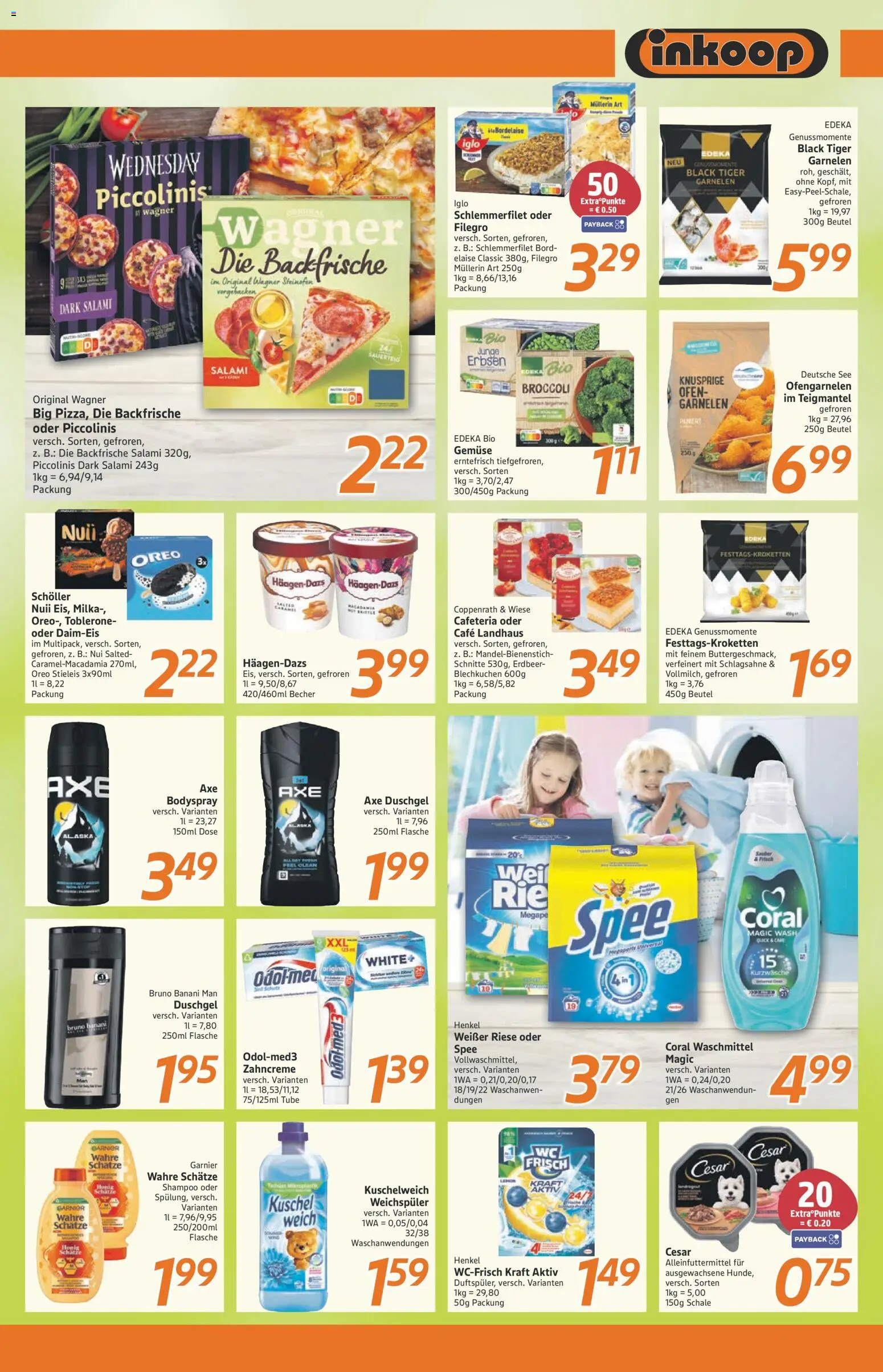 Inkoop Prospekt – gültig ab 23.03.2026 | Seite: 6 | Produkte: Ofen, Garnelen, Shampoo, Axe