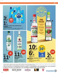 E.Leclerc - Prévisualisation de RHUM BLANC TRADITIONNEL ANTILLES "OLD NICK", 40.00% vol. 70 cl. Existe aussi: Ambré des îles à un prix différent. valide à partir de 21.04.2026 | Page: 27