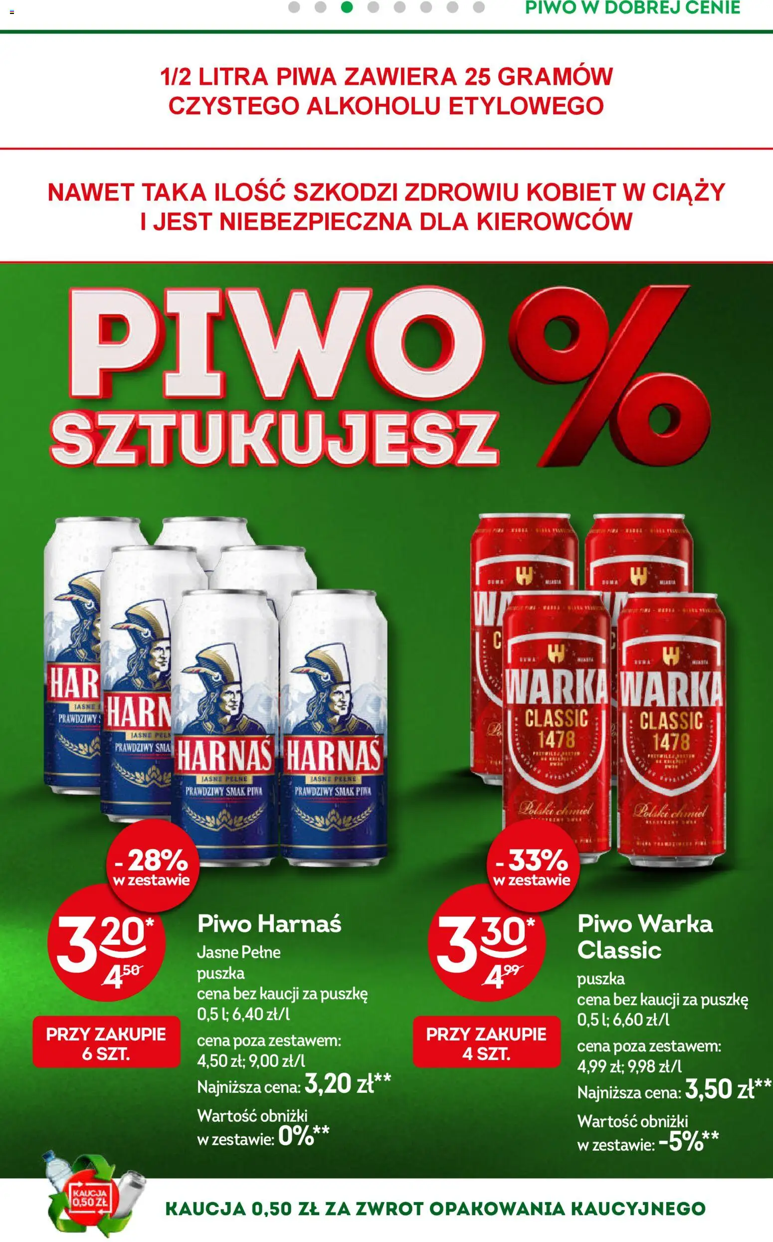 Żabka gazetka od 08.04.2026 | Strona: 39 | Produkty: Warka, Piwo Warka, Harnaś, Piwo