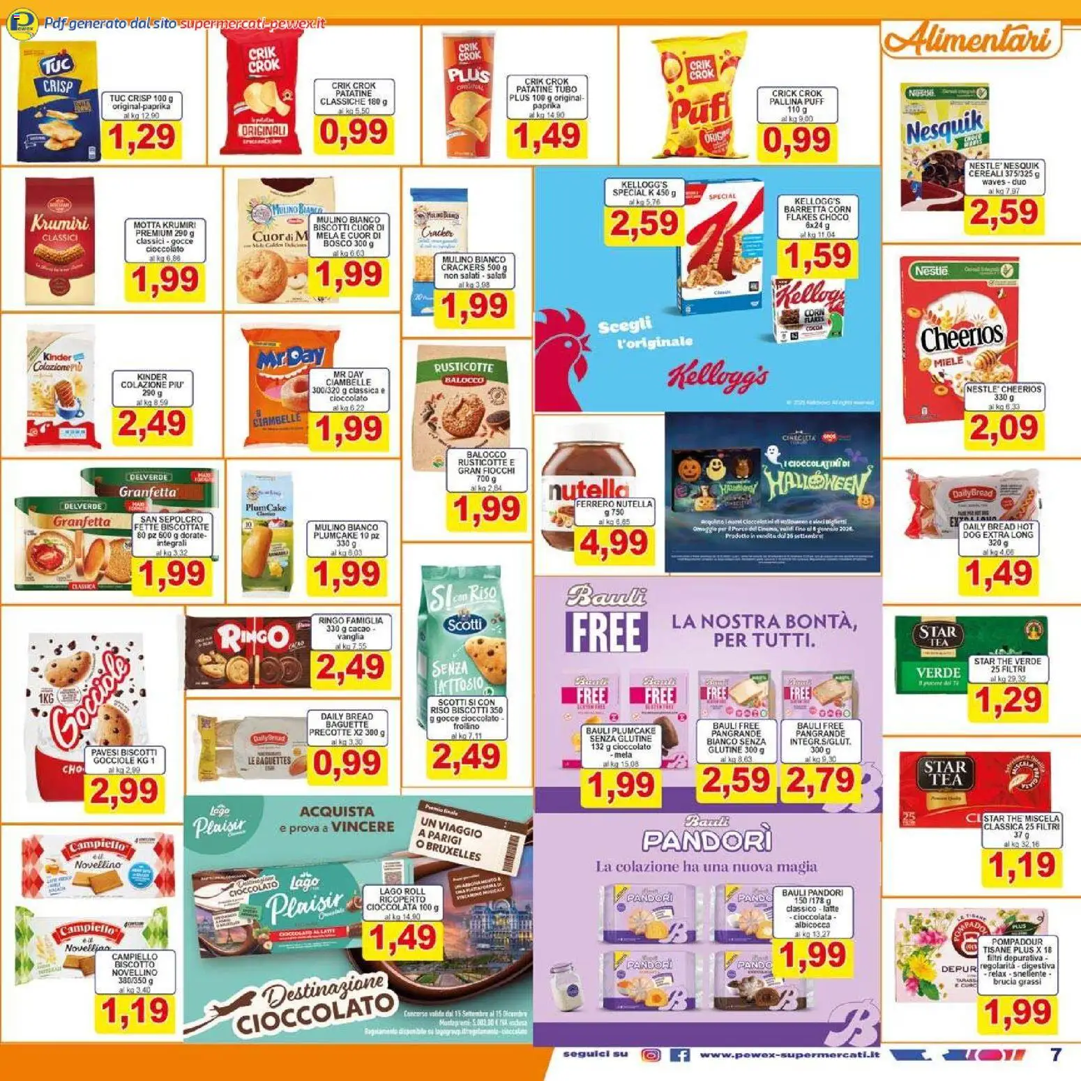Volantino Pewex del 29.10.2025 | Pagina: 7 | Prodotti: Riso, Fiocchi, Tubo, Barretta