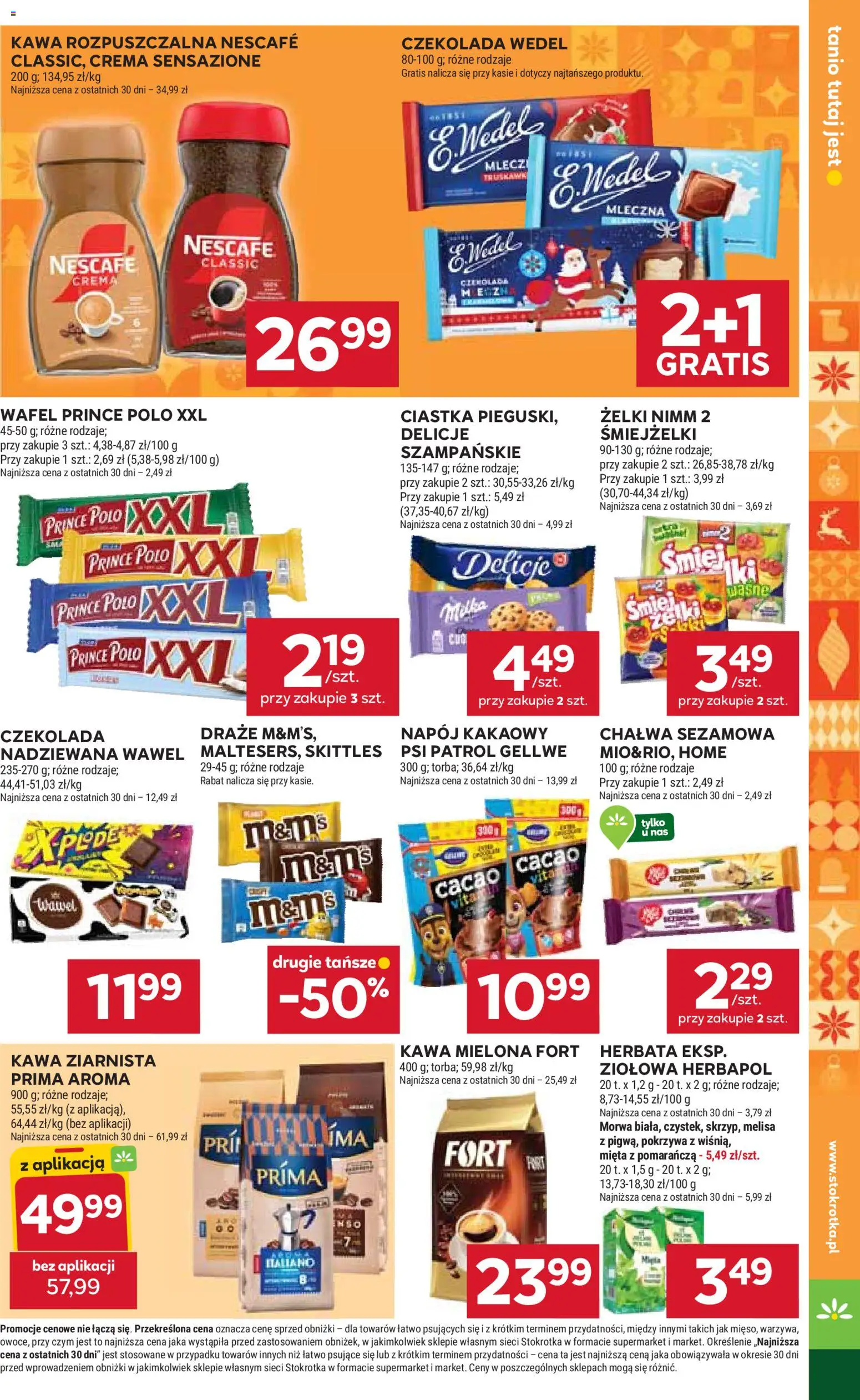 Stokrotka Gazetka - Market od 27.11.2025 | Strona: 19 | Produkty: M&M's, Nescafe, Milka, Żelki