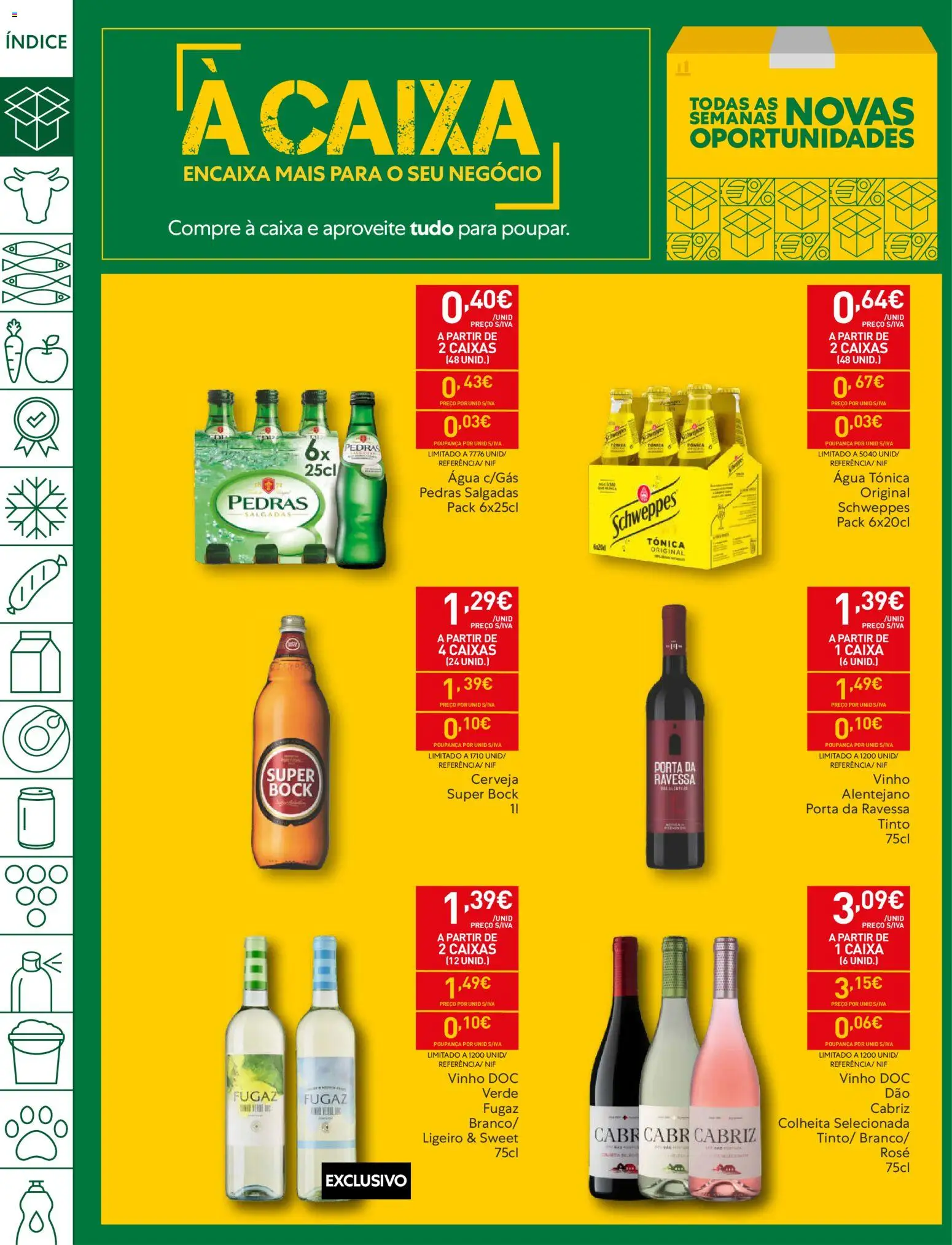 Recheio folheto │ válido de 20.01.2026 | Página: 4 | Produtos: Agua, Porta, Caixa, Vinho