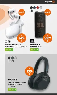 Expert - Folder - Voorbeeld van een folder van Expert, geldig van 13.10.2025 | Pagina: 13 | Producten: Hoofdtelefoon, Speaker, Bluetooth