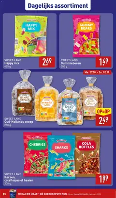 Aldi - Folder week 44 - Voorbeeld van een folder van Aldi, geldig van 27.10.2025 | Pagina: 23 | Producten: Snoep, Kan, Roomboter, Kaneel