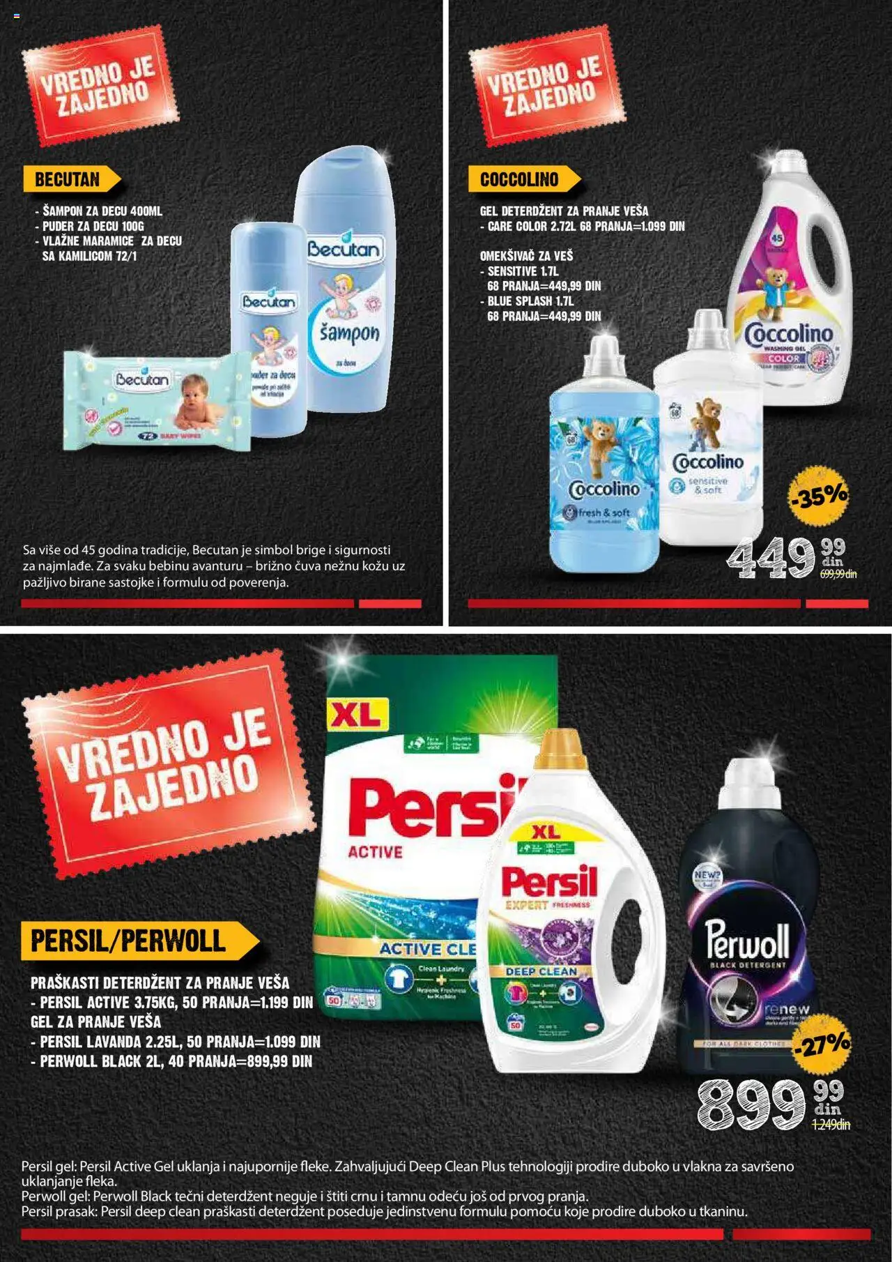 Roda katalog - važi od 21.08.2025 | Strana: 22 | Proizvode: Deterdžent, Tečni deterdžent, Puder, Coccolino