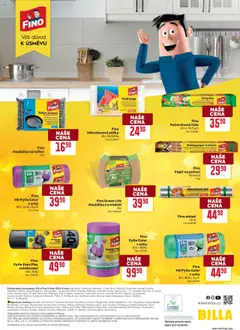 Náhled letáku Billa leták - Cleaning od 22.10.2025 | Strana: 14 | Produkty: Houbička, Nádobí, Fólie, Alobal