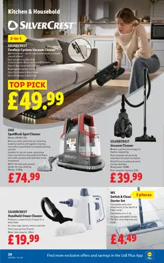 Preview of Lidl - Weekly valid from 16.04.2026 | Page: 22 | Products: Battery, Brush, Floor, Vacuum cleaner