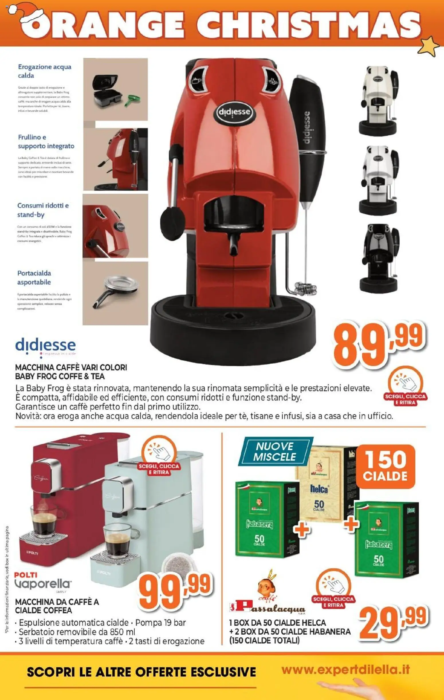 Volantino Expert del 02.12.2025 | Pagina: 21 | Prodotti: Macchina da caffe, Caffè, Acqua