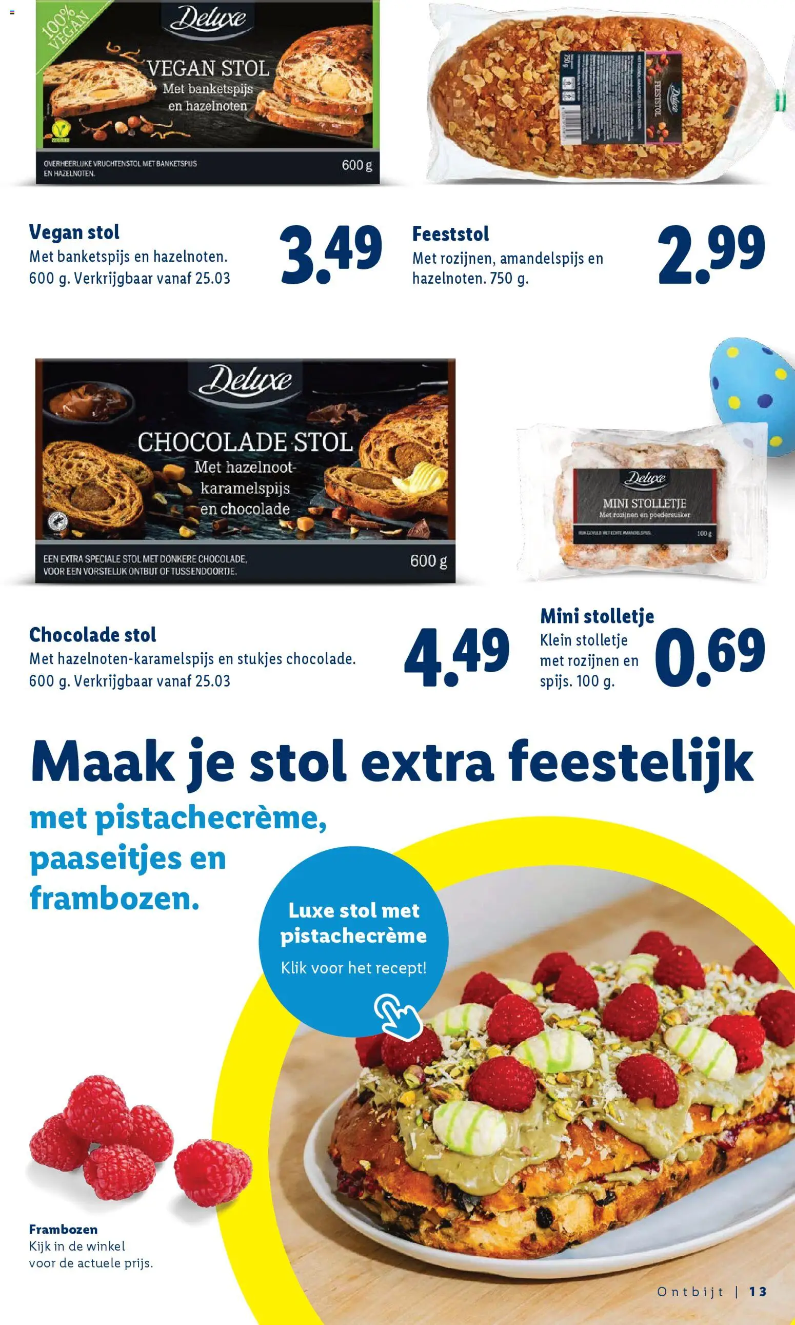 {H1} | Pagina: 13 | Producten: Chocolade, Rozijnen, Frambozen