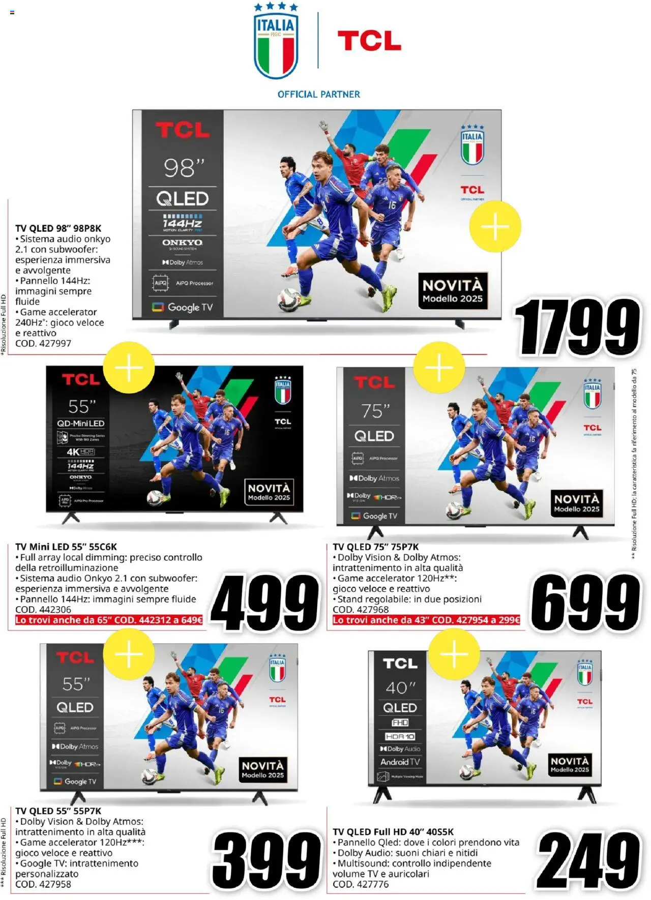 Volantino Media World del 27.08.2025 | Pagina: 9 | Prodotti: Auricolari, TV, Audio, Gioco