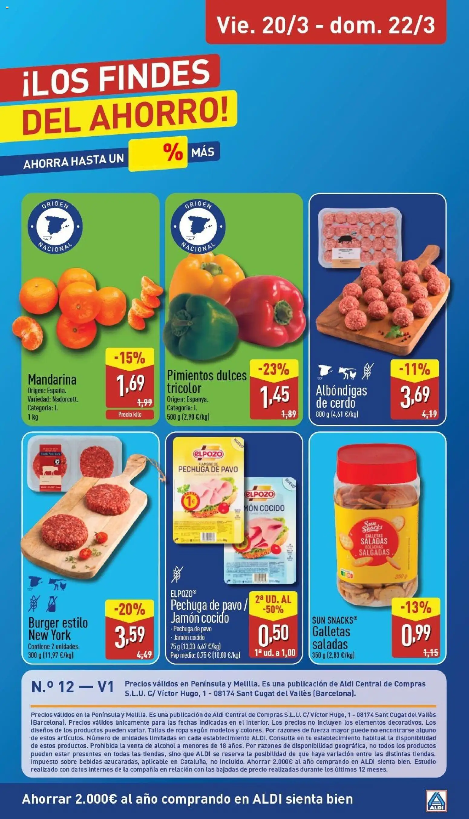 Aldi folleto Península │ válido desde el 16.03.2026 | Página: 24 | Productos: Jamón, Jamón cocido, Cerdo, Ropa