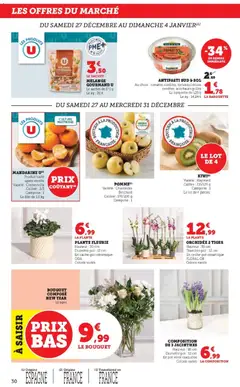 Hyper U - Prévisualisation de Hyper U catalogue valide à partir de 27.12.2025 | Page: 30 | Produits: Cerises, Orchidée, Tomates