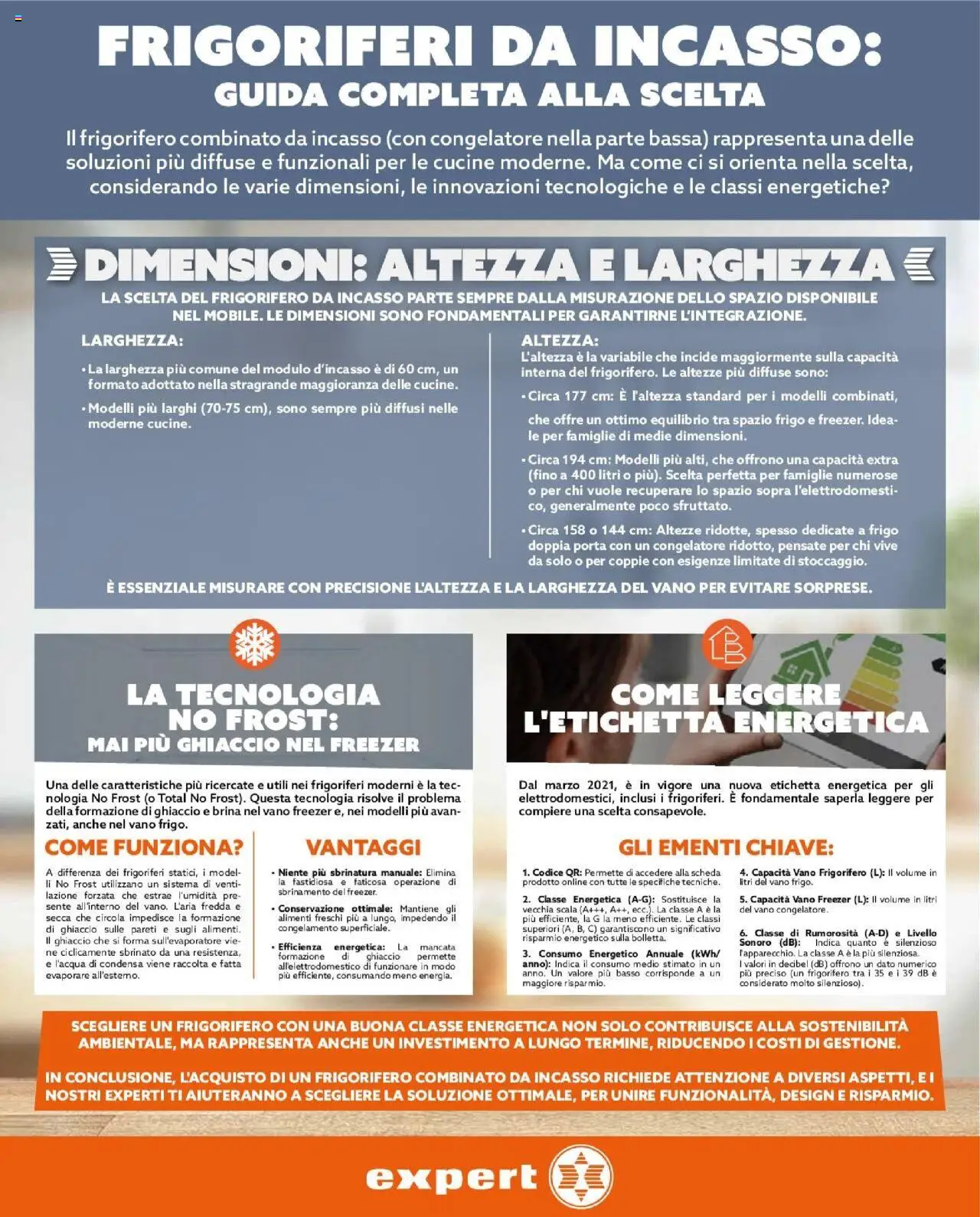 Volantino Expert del 16.10.2025 | Pagina: 11 | Prodotti: Scala, Frigorifero, Congelatore, Frigorifero combinato