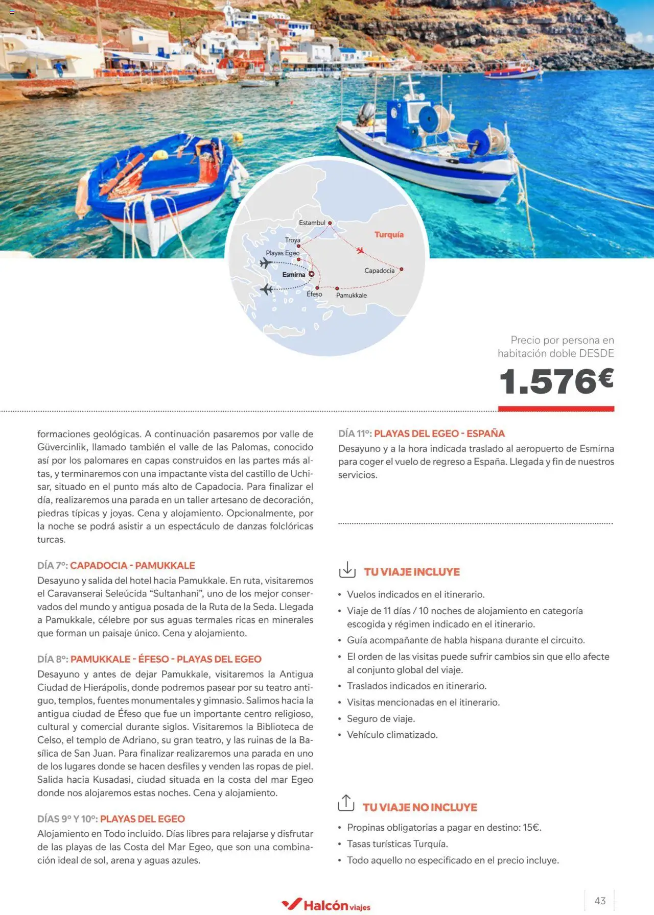Halcón Viajes Turquía 2024 │ válido desde el 09.05.2024 | Página: 43 | Productos: Biblioteca