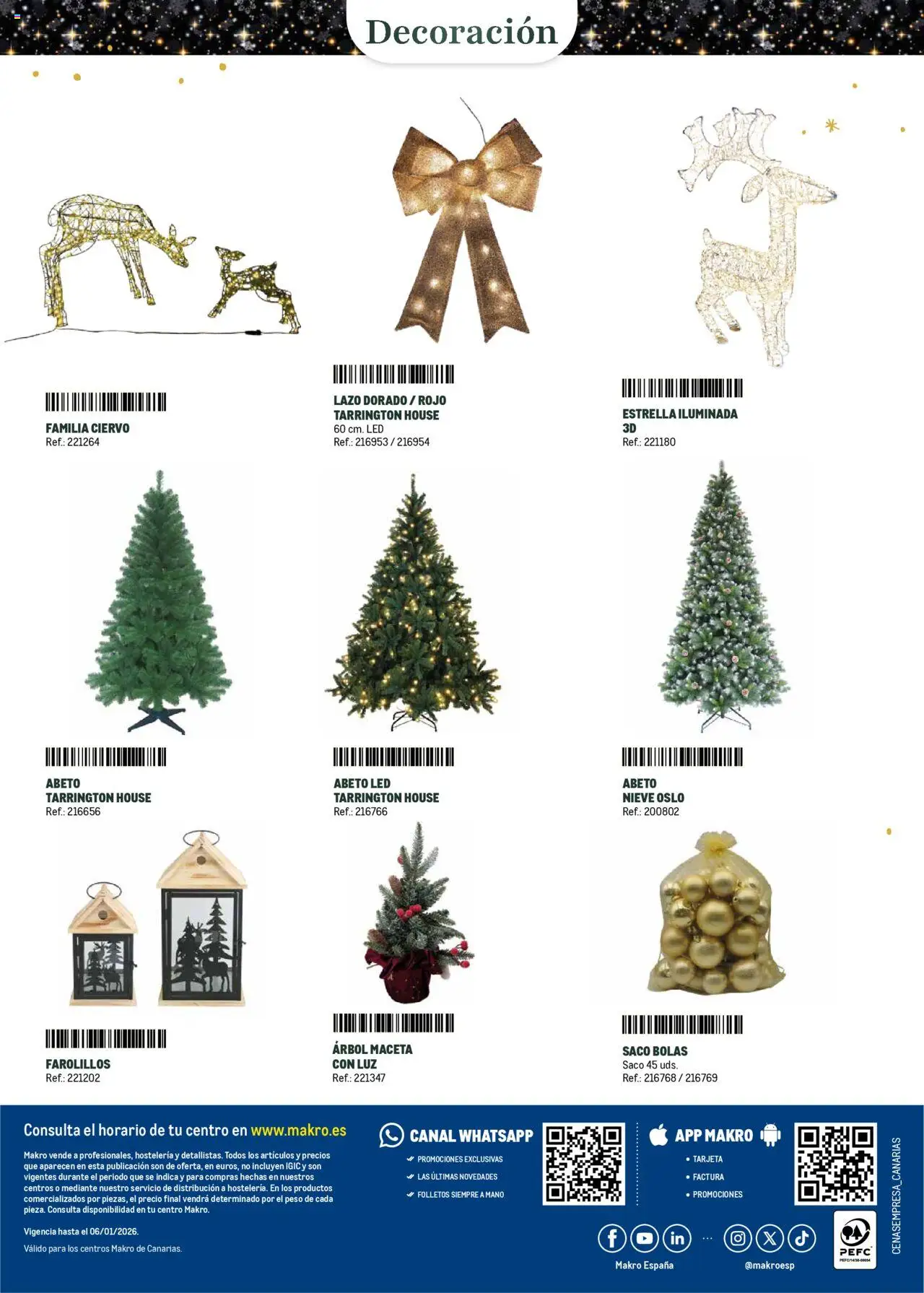 Makro - Comidas y Cenas de Navidad Canarias │ válido desde el 03.10.2025 | Página: 32 | Productos: Peso, Maceta